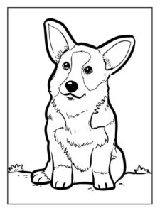 desenho cachorro para colorir