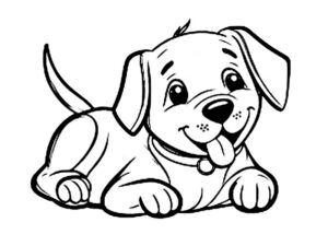 desenho de cachorrinho para colorir