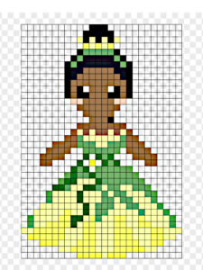desenho pixel disney