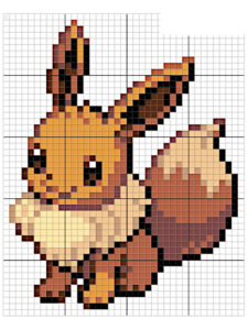 desenho pixel pokemon