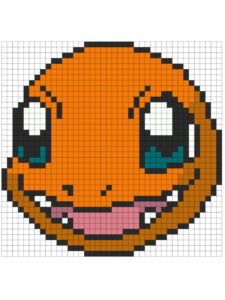 desenho pixel pokemon