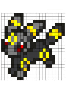 desenho pixel pokemon