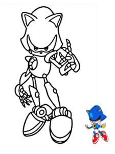 desenhos para colorir sonic