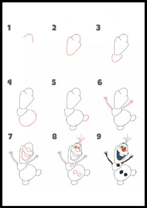 desenhos para desenhar passo a passo