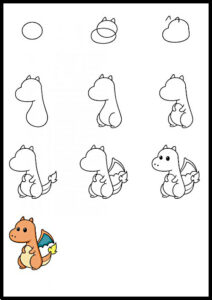 desenhos passo a passo facil