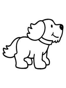 imagens de cachorrinhos para colorir