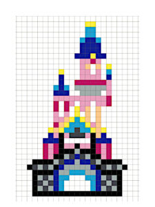 pixel art disney
