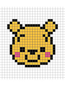 pixel art disney facil