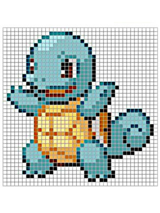 Pixel Art Pokemon : 50 desenhos para imprimir