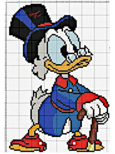 pixels art disney