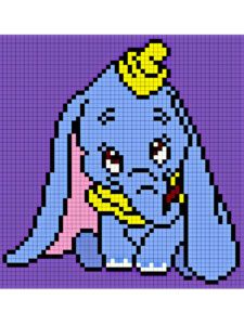 pixels art disney