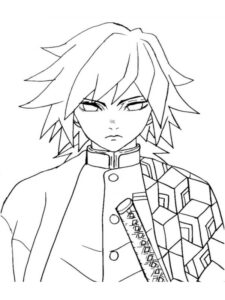 tomioka para colorir