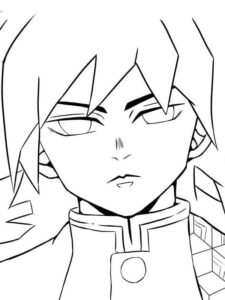 tomioka para colorir