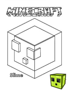 geleia minecraft para colorir