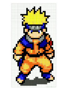 naruto pixel art