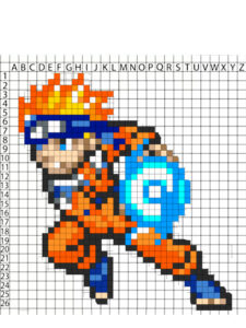 naruto pixel art