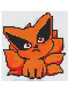 pixel art kyubi
