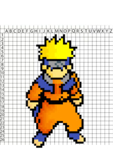 pixel art naruto