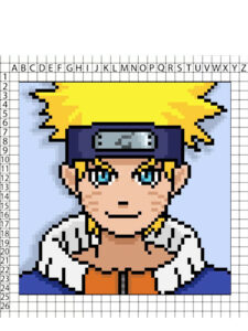 pixel art naruto