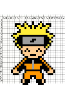 pixel art naruto