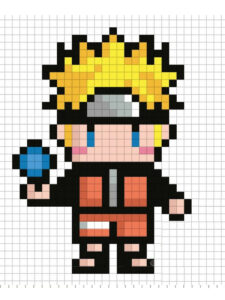 pixel art naruto shippuden