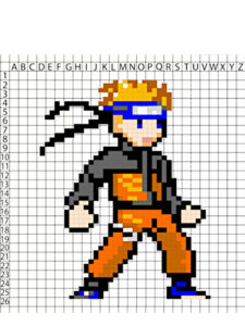 pixel art naruto shippuden