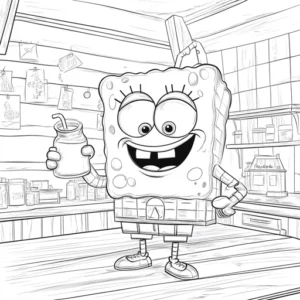 bob esponja para colorir e imprimir