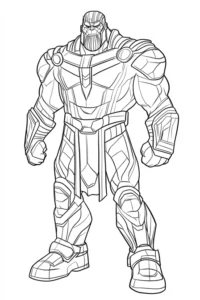 desenho da marvel para colorir