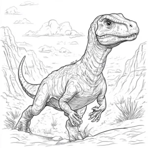 desenho de dinossauro para colorir