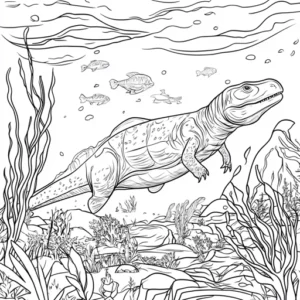 desenho dinossauro para colorir
