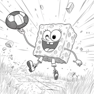 desenho para colorir bob esponja