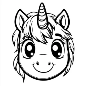desenho para colorir kawaii