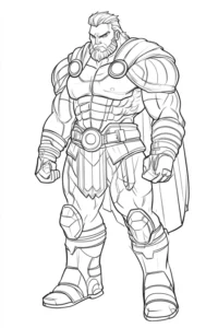 desenho para colorir marvel