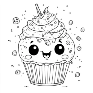 desenhos kawaii para colorir e imprimir
