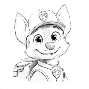 desenhos para colorir patrulha pata