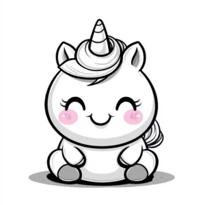 desenhos para pintar kawaii