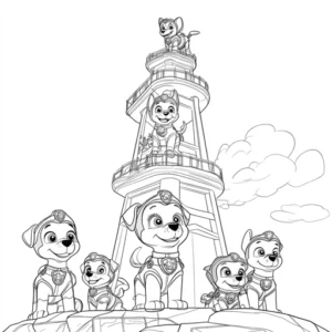 desenhos para pintar patrulha pata