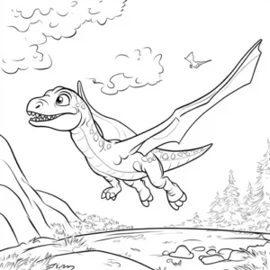 dinossauro desenho para colorir