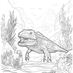 dinossauro desenho para colorir