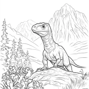 dinossauro desenho para colorir