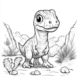 dinossauro para colorir