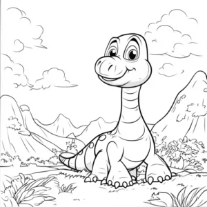 imagem de dinossauro para imprimir