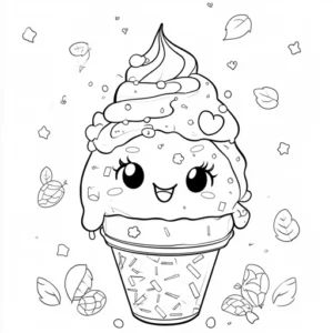 kawaii desenhos para colorir