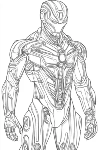 super herois para colorir