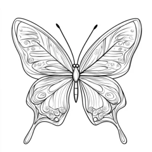 borboleta para colorir
