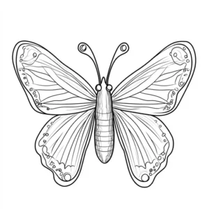borboleta para colorir e imprimir