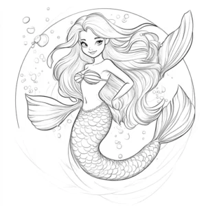 corpo de sereia para imprimir
