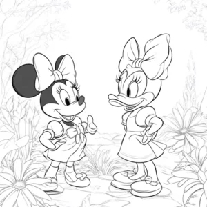 desenho da minnie para colorir