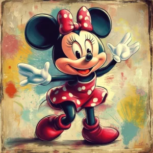 desenho da minnie para imprimir colorido