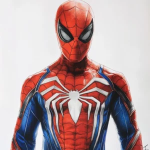 desenho de aranha colorida para imprimir